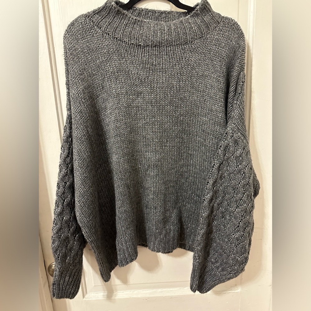 Gray sweater